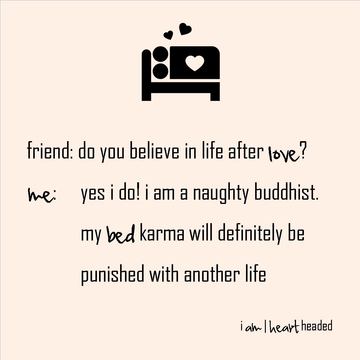 full-size featured image of quote 'naughty buddhist' in category 'dirty' at i am | heart headed