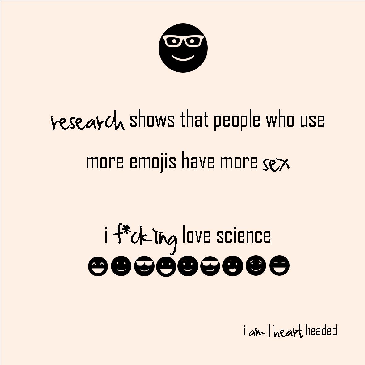 full-size featured image of quote 'i fucking love science' in category 'dirty' at i am | heart headed