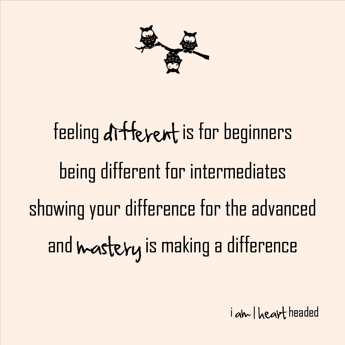 full-size featured image of quote 'making a difference' in category 'wacky' at i am | heart headed
